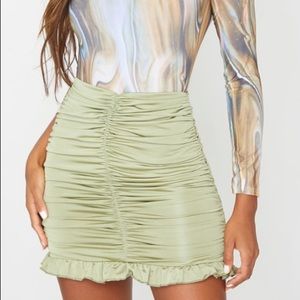 Runched skirts